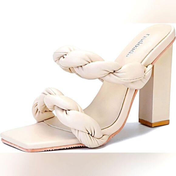 (84-2492) 🔥3/$20🔥 risdoada Women's Block Chunky Heels Sandals Sz 41 (10.5) - Picture 5 of 11